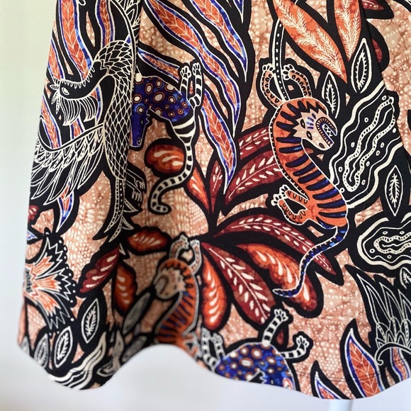 H&M Bold Print Fit & Flare Mini Dress with Cut Out - Picture 5 of 5